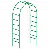  - Арка для вьющихся растений "Суперразборная "Простая" 220х36,5см, дуга 125см, труба д1,2см, разборная, металл, зеленая эмаль (Россия)