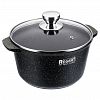 93-AL-CS-4-22 - Кастрюля с антипригарным покрытием "Cosmo" 3,8л, д15см, h24см, s3,8мм, дно s4,5мм, стеклянная крышка с пароотводом, эргономичная ручки, литой алюминий, цветная коробка, "Regent" (Китай)