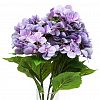 91614 - Букет "Гортензия" цвет - фиолетовый, 52см, 5 цветков - д15х7см (Китай)