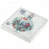 57880 - Салфетки бумажные "Bouquet Home Collection Classic" 33х33см, 3-х слойные, 20 штук в упаковке, 100% целлюлоза, "Сказочное украшение" (Россия)