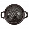 С-16111/4Рк - "Красава" Кастрюля эмалированная 2,9л, форма цилиндрическая, металлическая крышка (Россия)