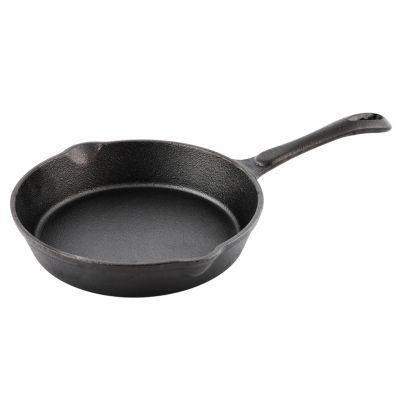 Сковорода чугунная д16см, h3,5см, длина 31,5см, литая ручка, "My Real Iron Cook" (Китай)