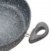 ST-037  - Жаровня с антипригарным покрытием д28см "Stone Pan", h6,7см, s0,3см, ручки из термостойкого пластика, усиленное минералами покрытие (Россия)
