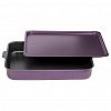 3632523 - "Violet" Противень с антипригарным покрытием 19х25х5,7см, s0,9мм, металлическая крышка (Россия)