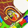 ББ212 - Игрушка "Бизиборд "Лукоморье" 35х25х3см, развивающая, МДФ, ЛХДФ, фанера, пластик, металл, текстиль, в коробке (Россия)