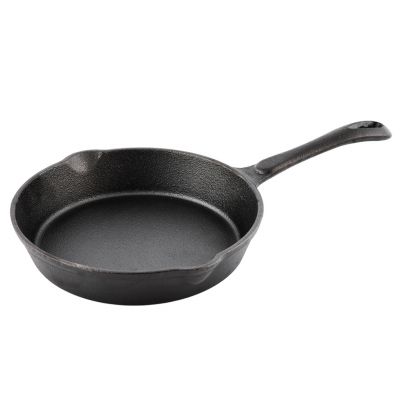 Сковорода чугунная д20см, h4,5см, длина 35,5см, литая ручка, "My Real Iron Cook" (Китай)