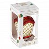 ФУ-600/1 - Елочная игрушка фигурка стеклянная "Фонарь" h11см, ручная художественная роспись, подарочная упаковка (Россия)