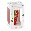 ФУ-394 - Елочная игрушка фигурка стеклянная "Морковь" h9см, ручная художественная роспись, подарочная упаковка (Россия)