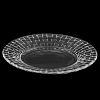 EQ3002-1 - Блюдце стеклянное "Ротанг" д123мм, h15мм, "Дели Гласс (Deli Glass)" (Китай)