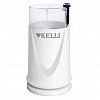 KL-5112 - Кофемолка электрическая "Kelli", пластмассовый корпус, ножи из нержавеющей стали, рассчитана на 70г кофе за раз, отсек для хранения шнура, мощность 220-240 В 50-60 Гц 300 Вт, 11,8х10,5х19см, белый (Китай)