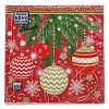 37057 - Салфетки бумажные "Bouquet Home Collection Classic" 33х33см, 3-х слойные, 20 штук в упаковке, 100% целлюлоза, "Елочные украшения" (Россия)
