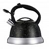 93-TEA-48 - Чайник из нержавеющей стали "Tea" 2,8л, д22см, h23,5см, s0,4мм, дно s3,25мм, со свистком, многослойное капсульное дно, пластмассовая ручка, цветная коробка, "Regent" (Китай) Подходит для всех видов плит, включая индукционную.