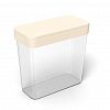 ASE070PSBG - Контейнер для сыпучих продуктов пластмассовый 1,7л, 18,7х8,7х16,8см, бежевый (Россия)