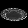 EQ3002-2 - Тарелка мелкая стеклянная "Ротанг" д170мм, h19мм, "Дели Гласс (Deli Glass)" (Китай)