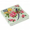 37212 - Салфетки бумажные "Bouquet de Luxe" 24х24см, 3-х слойные, 25 штук в упаковке, 100% целлюлоза, "Райский сад" (Россия)