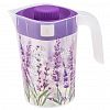 17544 - Кувшин пластмассовый "Lavender" 2л, д21см, h14,5см, с крышкой (Россия)