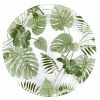 10328SLBD83 - "Джангл (Jungle)" Тарелка мелкая стеклянная д260мм, h2см, зеленый, Pasabahce (Россия)