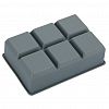 79-030 - Форма для льда "Linea Silicone" 16х11x4,8см, 6 ячеек, силикон, "Regent" (Китай)