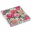 25535 - Салфетки бумажные "Bouquet Home Collection Classic" 33х33см, 3-х слойные, 20 штук в упаковке, 100% целлюлоза, "Любимые пионы" (Россия)