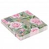 25483 - Салфетки бумажные "Bouquet Home Collection Classic" 33х33см, 3-х слойные, 20 штук в упаковке, 100% целлюлоза, "Очаровательные розы" (Россия)