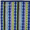 MD3005B - "Missoni-3005" Полотенце махровое 100х150см, плотность 375гр/м2, 100% хлопок, велюр, синий, Bolangde (Китай)