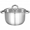 SH07503 - Кастрюля из нержавеющей стали "Rondy" 5,0л, д19см, h13,5см, s0,5мм, дно s3мм, стеклянная крышка, пятислойное дно, подарочная коробка, "Appetite" (Китай)