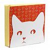 SL046-AY - Салфетница металлическая "Котофей" 12х13,1х9,5см, бежевый (Беларусь)