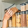АП 547 - Контейнеров для сыпучих продуктов пластмассовый, набор 3 штук: 1л 3шт, полипропилен, графит (Россия)