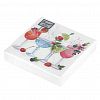 25674 - Салфетки бумажные "Bouquet de Luxe" 24х24см, 3-х слойные, 25 штук в упаковке, 100% целлюлоза, "Коктейль" (Россия)