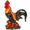 F365 - Скульптура-фигура для сада из полистоуна "Петушок маленький" 22х12х30см (Россия)