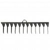  - Грабли витые 12-и зубые, 36х10х11см, сталь, порошковая окраска, без черенка, телейка д30мм (Россия)