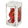 ФУ-231/Н - Елочная игрушка фигурка стеклянная "Самовар "Народные Узоры" h11см, ручная художественная роспись, подарочная упаковка (Россия)