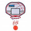  - Набор для игры в баскетбол 3 предмета: кольцо (корзина) д17,3см, 40х19,5х29,5см на присосках; мяч д14см; насос 16см, пластик/ПВХ, "Белая стена" (Китай)