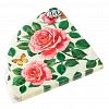 25288 - Салфетки бумажные "Art Bouquet Rondo" д32см, 3-х слойные, 12 штук в упаковке, 100% целлюлоза, "Райские розы" (Россия)
