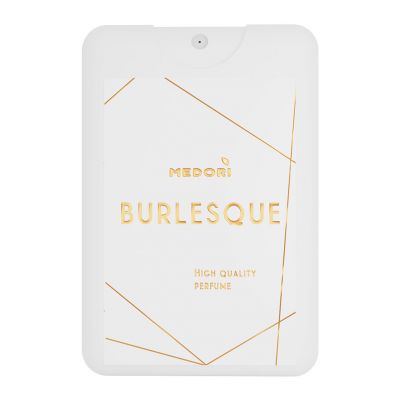 Парфюм интерьерный 20мл "Burlesque" 7,5х2,2х15см, спрей, парфюм, с пробником аромата, "Medori" (Россия)