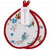 КП-25L/2 - "Розовый ноктюрн" Кухонный комплект: прихватка 20х25см "Капелька" - 2шт, хлопок "Премиум" 191г/м2 - хлопок 100%, наполнитель - ватин 280гр/м2, "Домашняя мода" (Россия)
