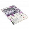 ПО-ЕМк - Пододеяльник Евро Макси на кнопках "Цветы сакуры" белый 240х215см, поплин 115г/м2, хлопок 100%, упаковка "классическая" ПВХ 28х41см, "Домашняя мода" (Россия)