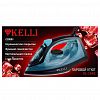 KL-1642 - Утюг электрический "Kelli", подошва с керамическим покрытием, функция "Паровой удар", функция самоочистки, вертикальная глажка, встроенный пульверизатор, защита от перегрева, термо и паро регулятор, защита шнура от перекручивания, световой индикатор,