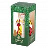 С2408 - Елочная игрушка фигурка стеклянная "Мороз-2" h9,5см, ручная художественная роспись, подарочная упаковка, (Россия)