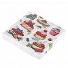 25757 - Салфетки бумажные "Bouquet Home Collection Classic" 33х33см, 3-х слойные, 20 штук в упаковке, 100% целлюлоза, "Вкусный десерт" (Россия)