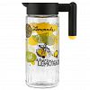 111118-002 - "Херивин (Herevin)" Кувшин стеклянный 1,46л, "Lemonade" пластмассовая крышка, Pasabahce (Турция)
