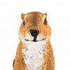 F073 - Скульптура-фигура для сада из полистоуна "Бурундук стоит на лапках" 13х13х28см (Россия)