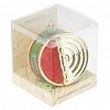 ФУП4-2427/1 - Елочная игрушка фигурка стеклянная "Икра" h10,5см, ручная художественная роспись, подарочная упаковка (Россия)