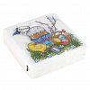 57419 - Салфетки бумажные "Desna Design" 24х24см, 1 слойные, 40 штук в упаковке, 100% целлюлоза, "Пасха" (Россия)