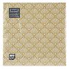 25149 - Салфетки бумажные "Bouquet Home Collection Classic" 33х33см, 3-х слойные, 20 штук в упаковке, 100% целлюлоза, "Золотой веер" (Россия)