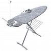 НБТ/4 - Доска гладильная "Nika-best" 122х40х90см, тефлоновый чехол, основа - перфорированный метал лист, регулировка высоты, э/удлинитель с розеткой 2,2м, подставка euro под утюг 2 положения, кронштейн для провода, полка для белья, держатель для плечиков, с 