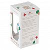 ФУ-616/2 - Елочная игрушка фигурка стеклянная "Космонавт" h11см, голубой, ручная художественная роспись, подарочная упаковка (Россия)