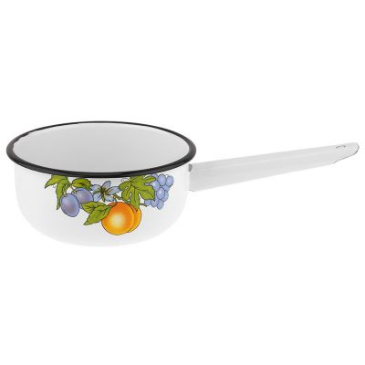 "Сады Кубани" Ковш эмалированный 1,5л, белый (Россия)