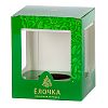 С1755 - Елочная игрушка шар стеклянная "Снеговички" д7,5см, ручная художественная роспись, подарочная упаковка (Россия)