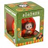 КУ-80-234127 - Елочная игрушка шар стеклянная "Чебурашка 3" д8см, ручная художественная роспись, подарочная упаковка (Россия)